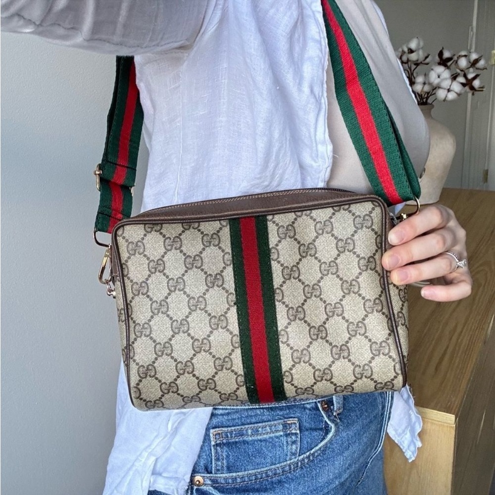 ✅AUTHENTIC✅GUCCI SHERRI LINE SHOULDER/CROSSBODY BAG